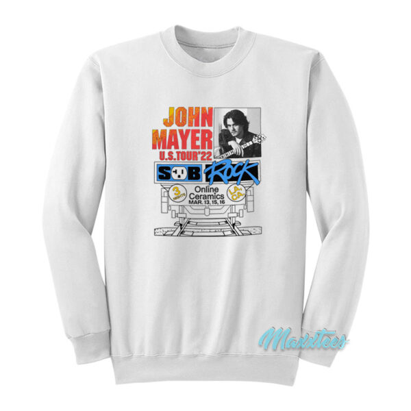 John Mayer US Tour 22 Sub Rock Los Angeles Sweatshirt