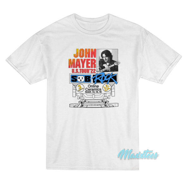 John Mayer US Tour 22 Sub Rock Los Angeles T-Shirt