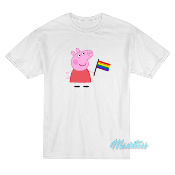 Peppa Pig Pride Flag T-Shirt