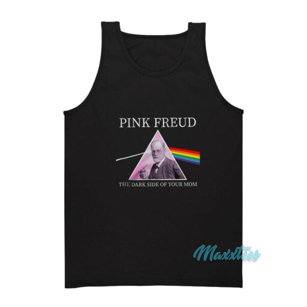 The Dark Side Of Your Mom Pink Freud Tank Top