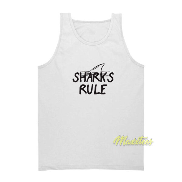 Sharks Rule Unisex Tank Top