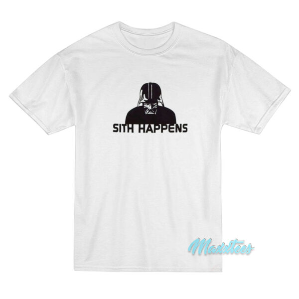 Star Wars Holocron Sith Happens T-Shirt