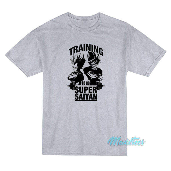 Training To Go Super Saiyan Dragon Ball Z T-Shirt