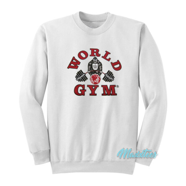 World Gym Gorilla Logo Sweatshirt