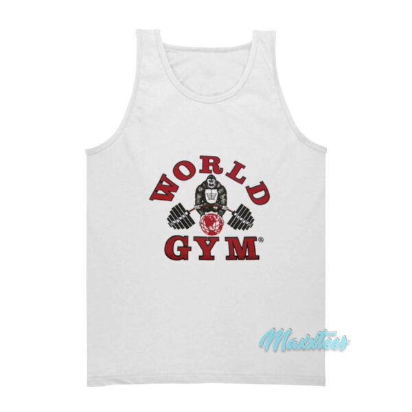 World Gym Gorilla Logo Tank Top