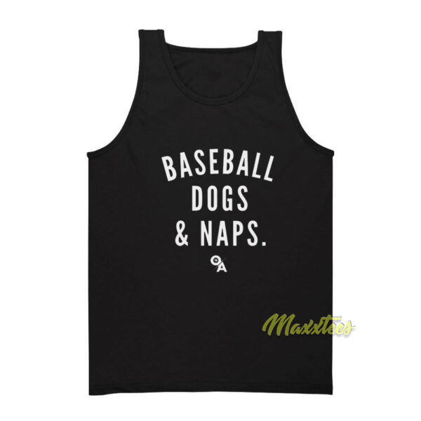 Baseball Dogs and Naps Tank Top