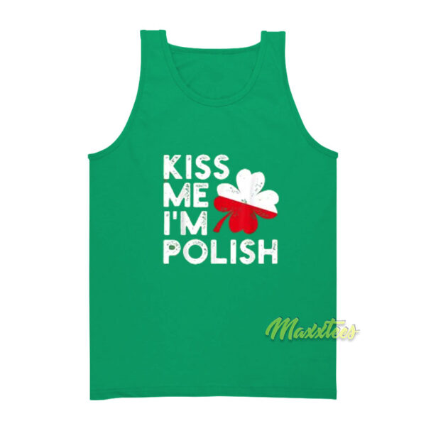 Kiss Me I'm Polish Tank Top