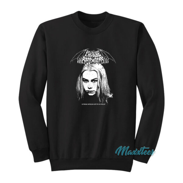 Phoebe Bridgers Metal Logo Face Sweatshirt