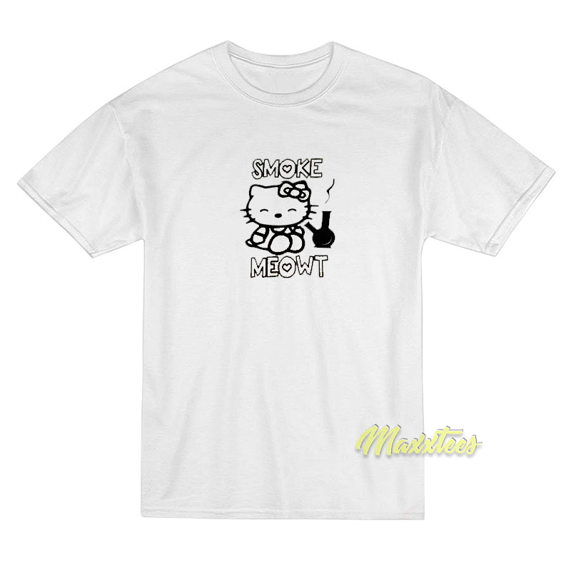 Shop Hmasat Hello Kitty Printed Neon Crew Neck T-shirt with Short Sleeves,  Silver and Black