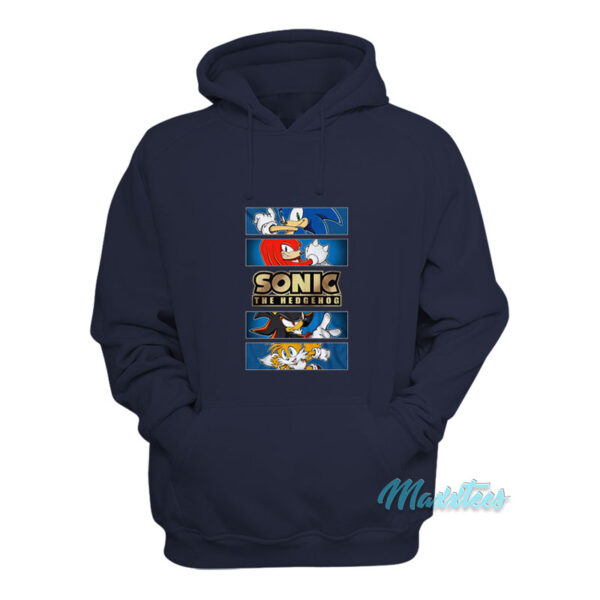 Sonic The Hedgehog Gold Foil Logo Hoodie
