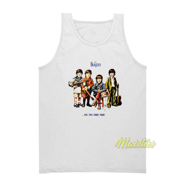 The Beatles One Two Three Four Tank Top