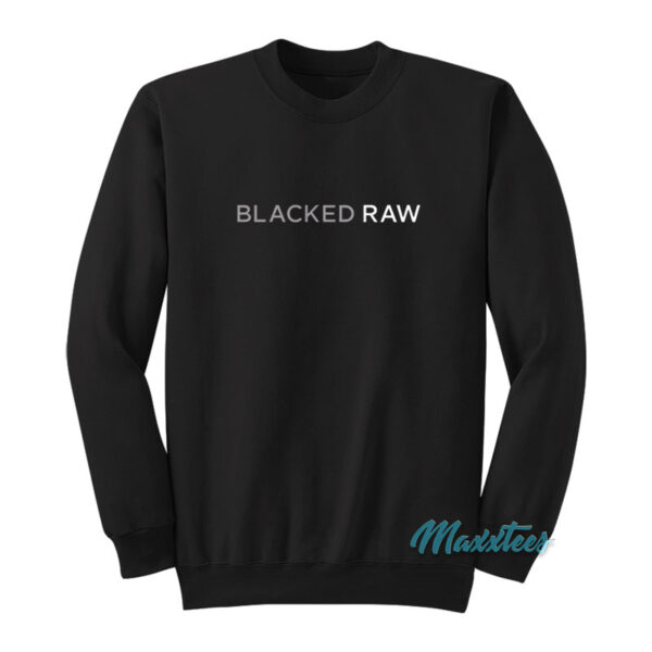 Blacked Raw Sweatshirt