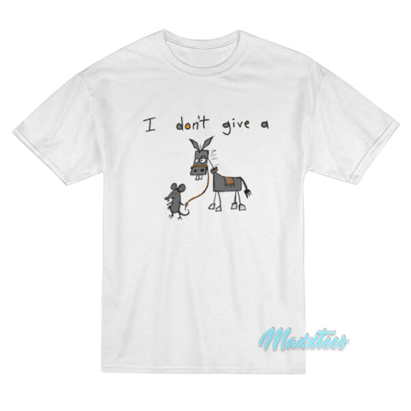 I Don't Give A Rats Donkey T-Shirt