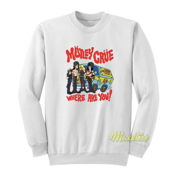 Motley Crue Scooby Doo Sweatshirt