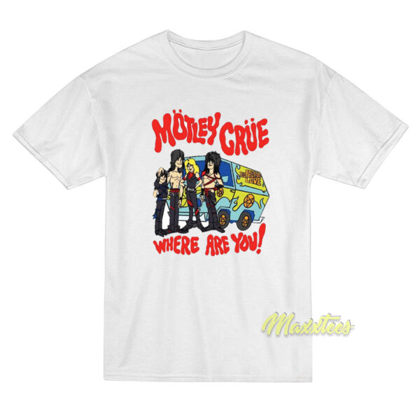 Motley Crue Scooby Doo T-Shirt