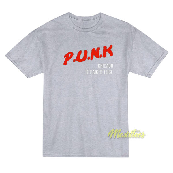 Punk Chicago Straight Edge T-Shirt