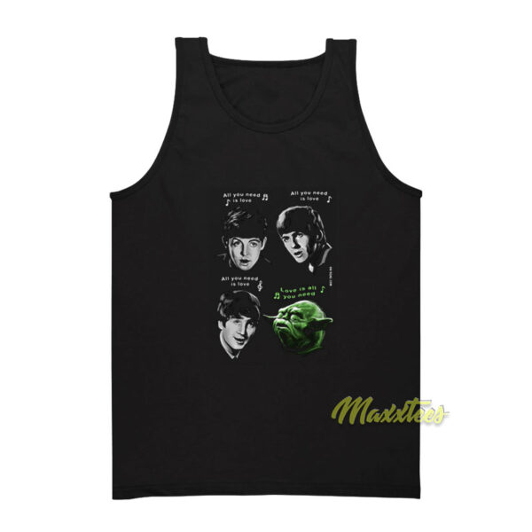 Yoda All You Need Is Love Tank Top