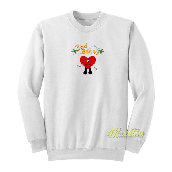 Bad Bunny Sad Heart Sweatshirt