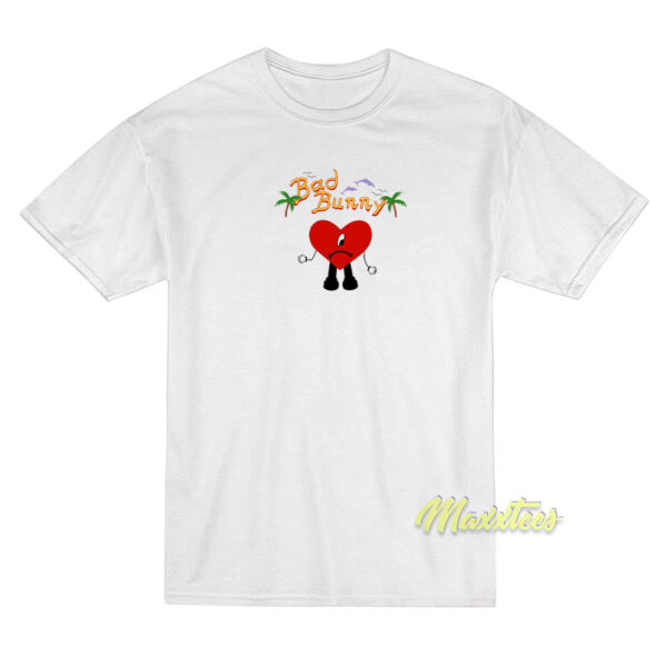 Bad Bunny Sad Heart T-Shirt