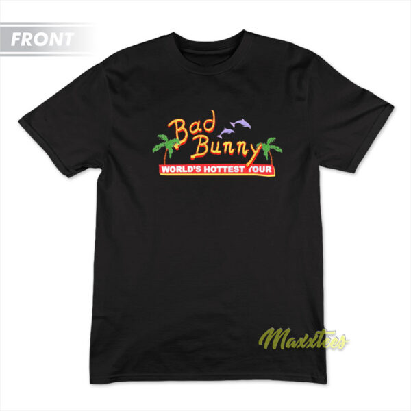 Bad Bunny World Hottest Tour T-Shirt