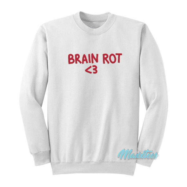 Brain Rot Heart Sweatshirt