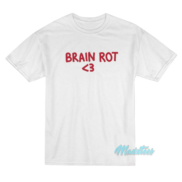 Brain Rot Heart T-Shirt
