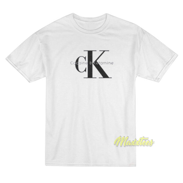 Cocaine and Ketamine CK Parody T-Shirt