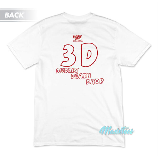 Dudley Boyz 3D Dudley Death Drop T-Shirt