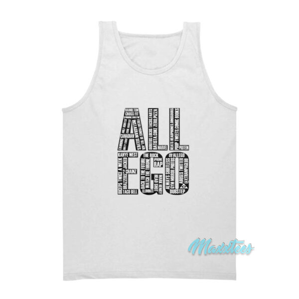 Ethan Page All Ego Word Play Tank Top