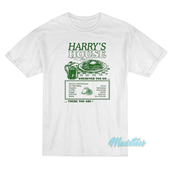 Harry Styles Harry's House Wherever You Go T-Shirt