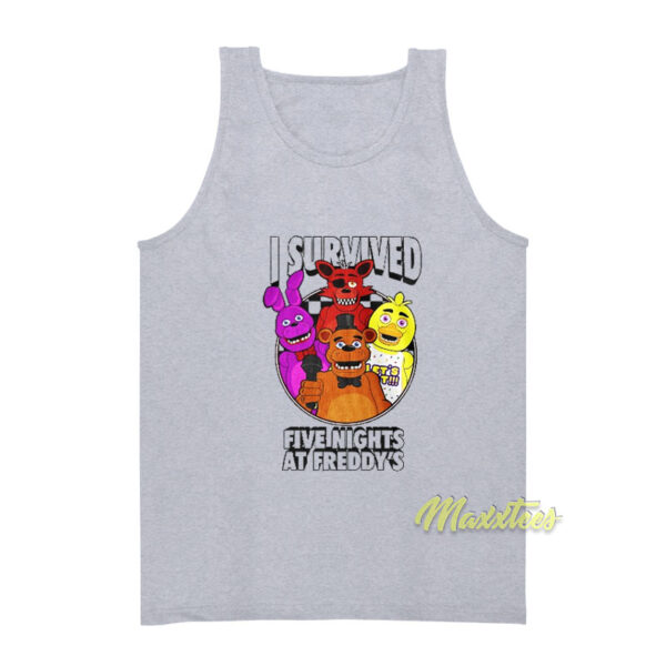 I Survived Five Night At Freddy's Tank Top