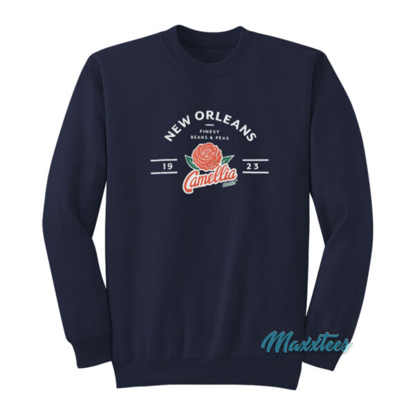 New Orleans Finest Beans And Peas Camellia Sweatshirt