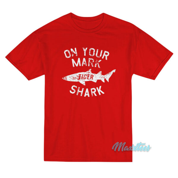 On Your Mark Tiger Shark Barron Trump T-Shirt