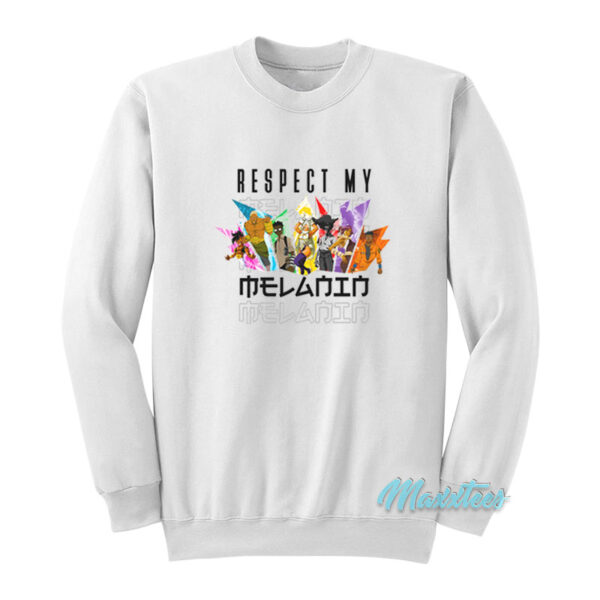 Respect My Melanin Anime Sweatshirt