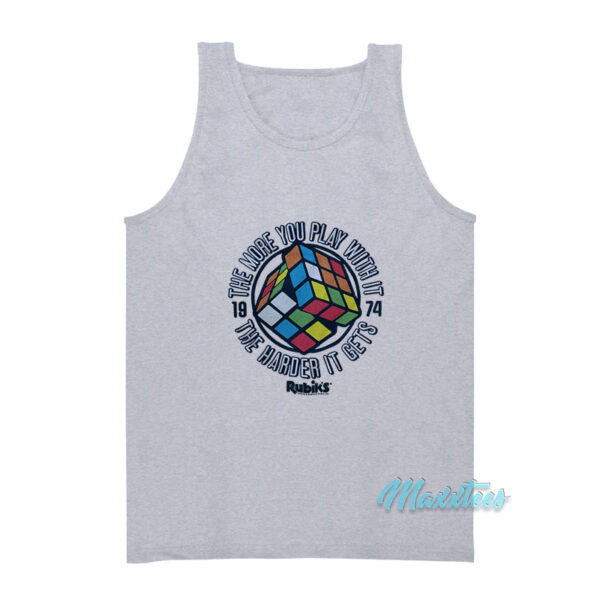 The More You Play With It Rubik's Cube Tank Top