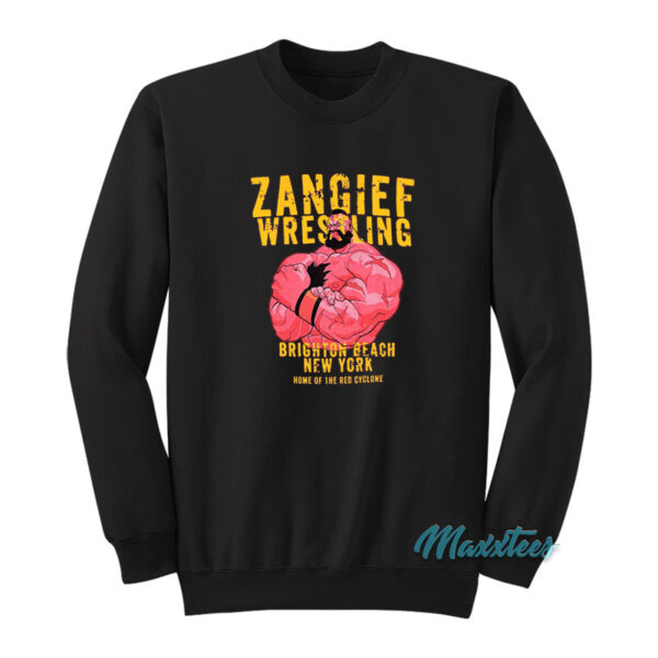 Zangief Wrestling Brighton Beach New York Sweatshirt
