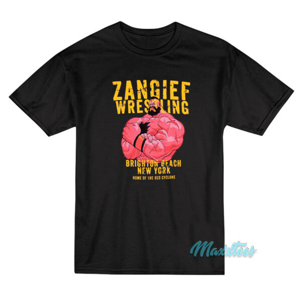 Zangief Wrestling Brighton Beach New York T-Shirt