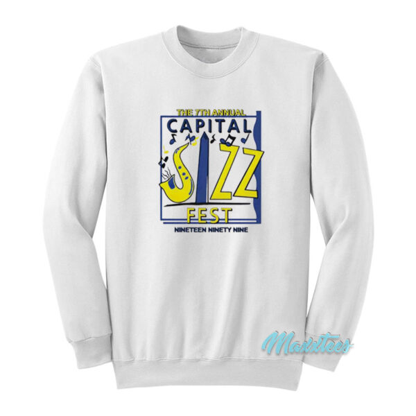The 7th Annual Capital Jazz Fest Sweatshirt
