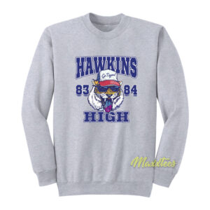 1983 84 Hawkins High School Tigers Sweatshirt