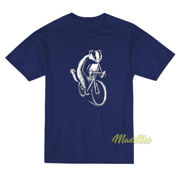 Badger On A Bicycle T-Shirt