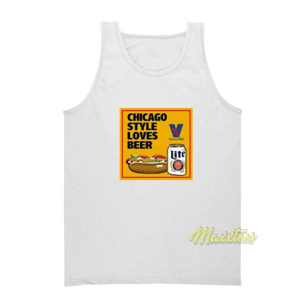 Chicago Style Loves Beer Tank Top