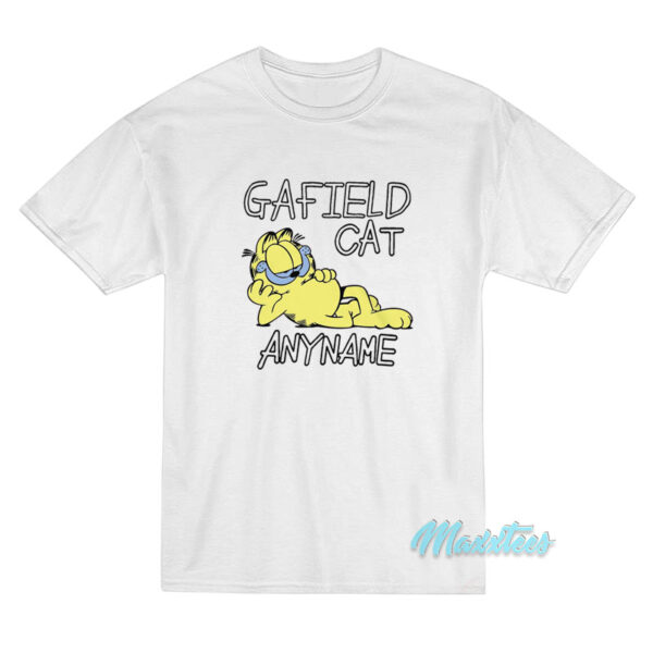 Garfield Cat Anyname T-Shirt