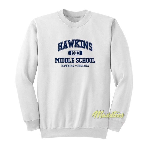 Hawkins Middle School 1983 Indiana Sweatshirt