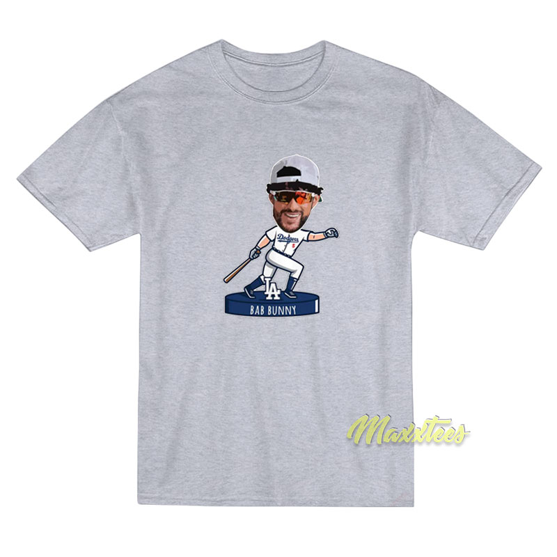LA Los Angeles Dodgers Bad Bunny Dodgers T-Shirt - Maxxtees