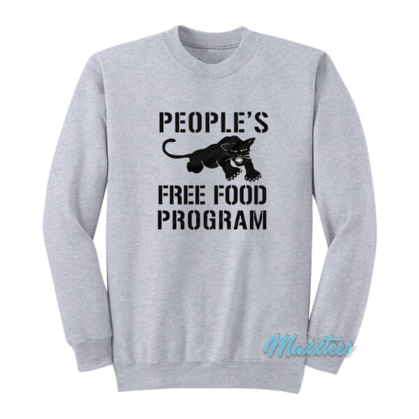 Black Panther People's Free Food Program Sweatshirt