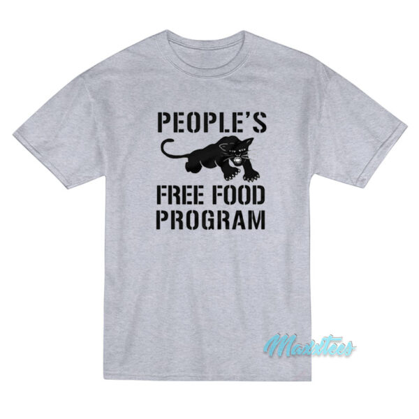 Black Panther People's Free Food Program T-Shirt