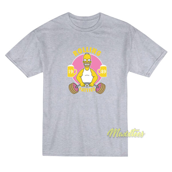 Simpson Homer Rolling Fatties T-Shirt