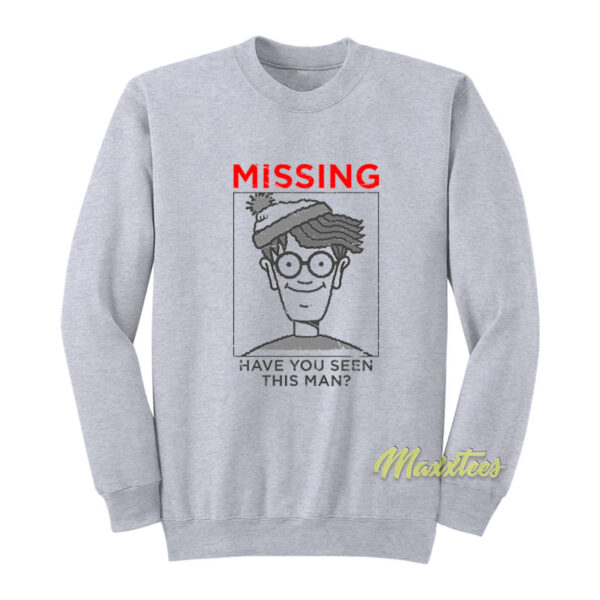Where's Waldo Missing Sweatshirt