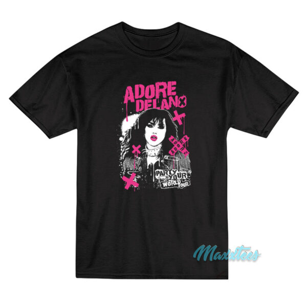 Adore Delano Party Your World Tour T-Shirt