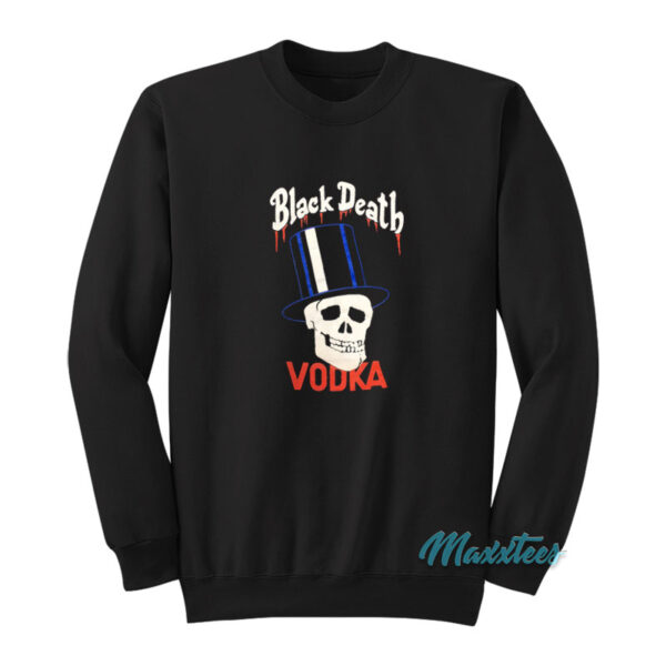Black Death Vodka Slash Gun N Roses Sweatshirt